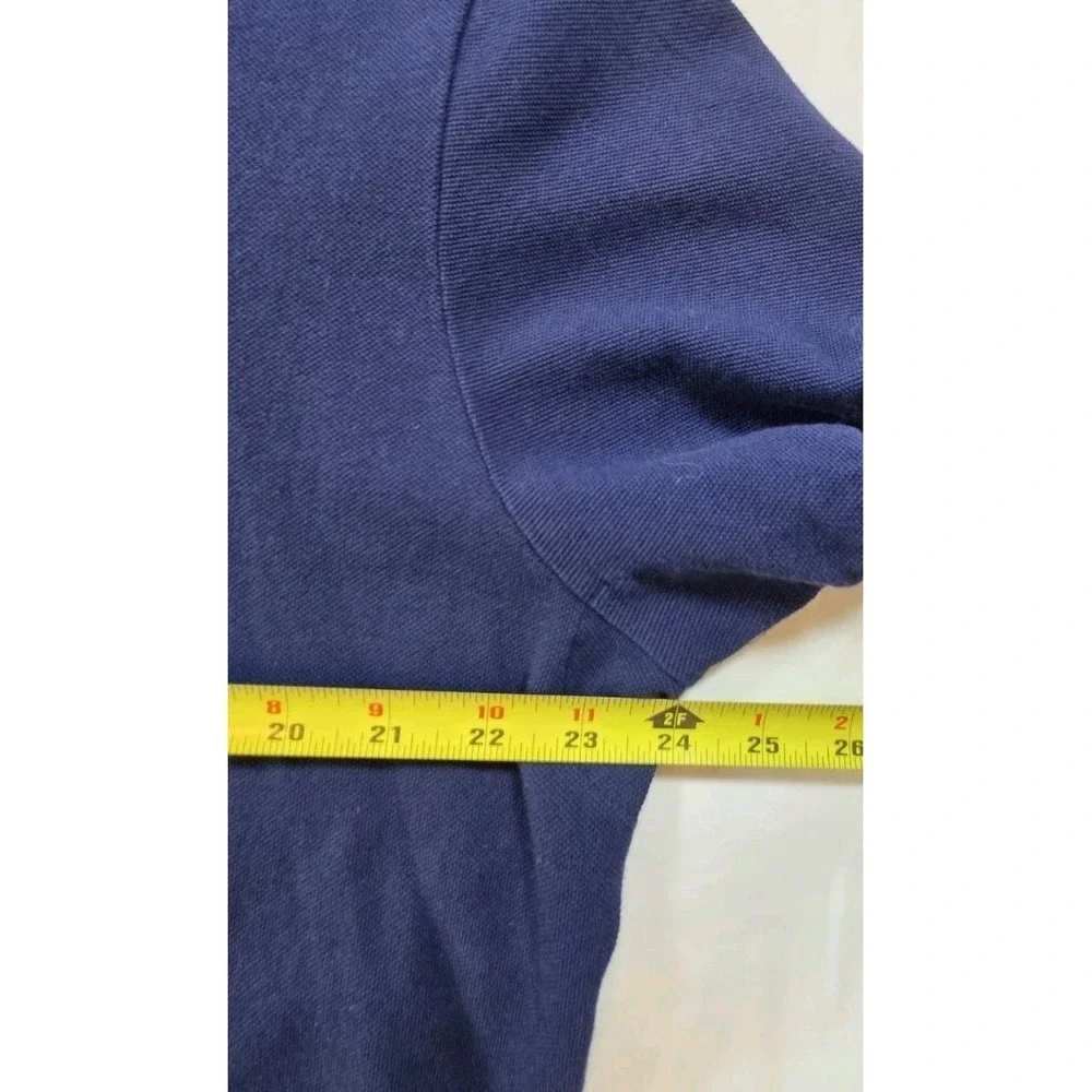 Polo‎ Ralph Lauren Navy Blue Crest Polo Shirt Men's XL Custom Fit Anchor 2nd RL
